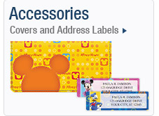 Accessories. Covers and Address Labels