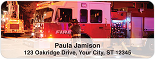 Firefighters Address Labels