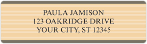 Timeless Stripes Address Labels