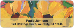Artistic Blooms Address Labels