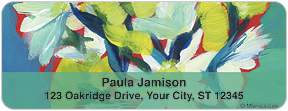 Artistic Blooms Address Labels