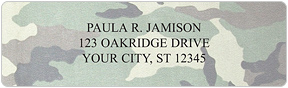 Camo Address Labels