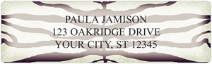 Faux Fur Address Labels