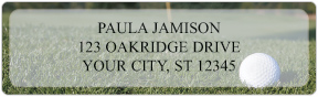Golf Address Labels