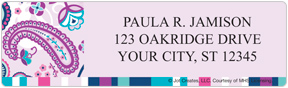 Paisley & Lace Address Labels
