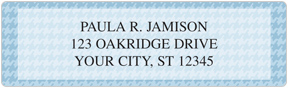 Houndstooth Address Labels