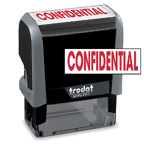 CONFIDENTIAL Stock Title Stamp