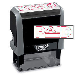 PAID Stock Title Stamp