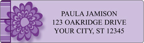 Purple Passion Address Labels