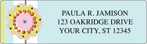 Pompon Address Labels