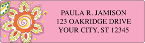 Pompon Address Labels