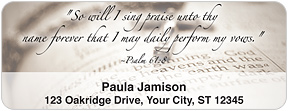 Bible Reflections Address Labels