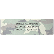 Camo Address Labels