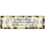 Faux Fur Address Labels