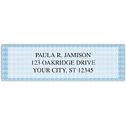 Houndstooth Address Labels