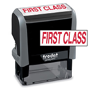 FIRST CLASS Stock Title Stamp