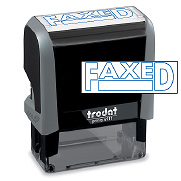 FAXED Stock Title Stamp