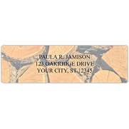 Wood Address Labels