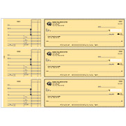 Yellow Safety General Purpose Business Checks
